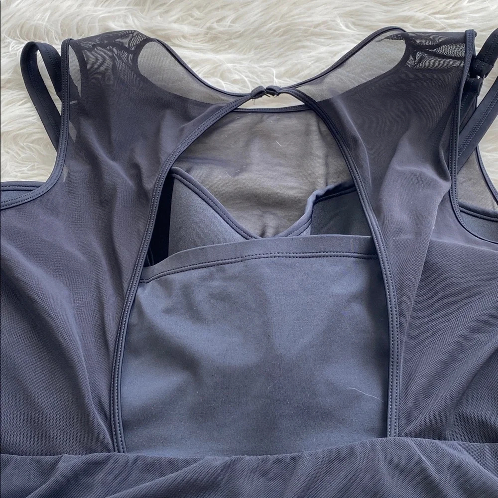 Torrid | DD Underwire Long Mesh Overlay Swim Dress